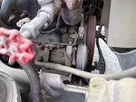 Engine with A/C Compressor