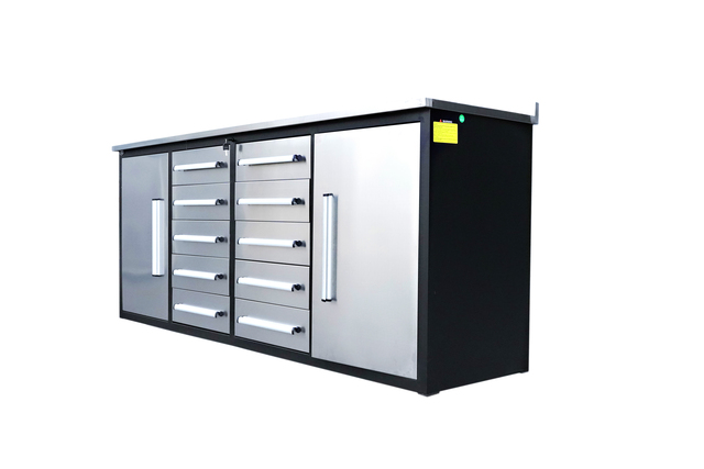 2026 Suihe NWB-10DS-2-7 2200 mm 10-Drawer Workbench (Unused)