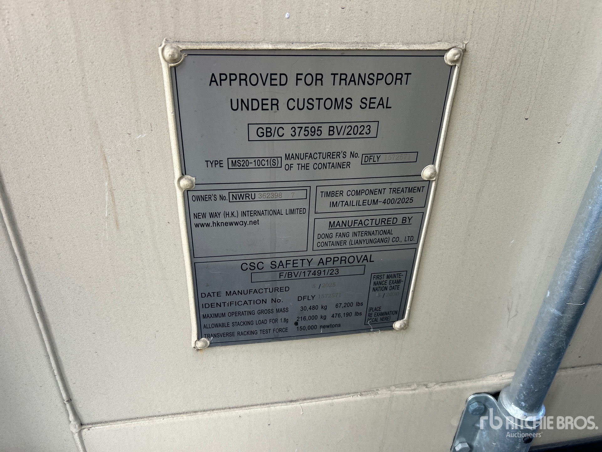 General Appearance with Seriennummer / FIN