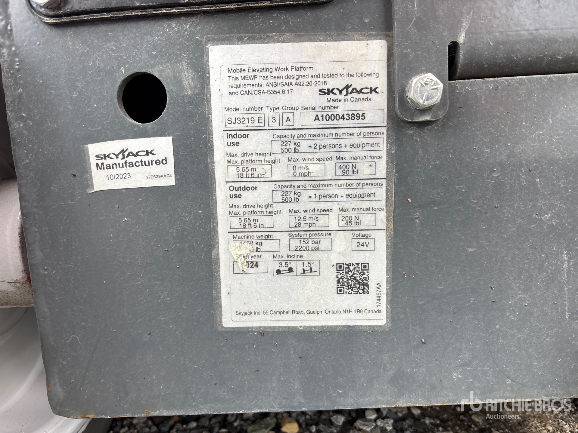 General Appearance with Numero seriale/numero d’identificazione del veicolo (VIN)