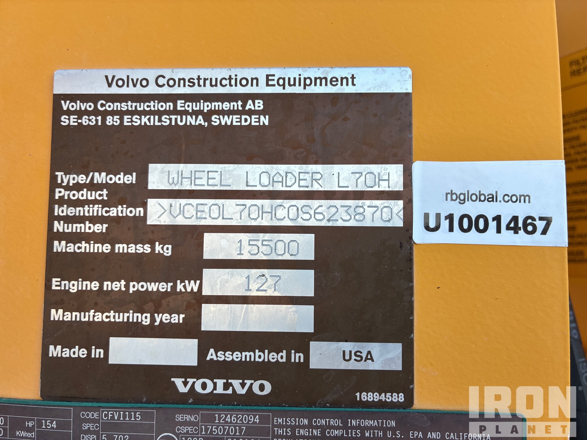 General Appearance with Seriennummer / FIN