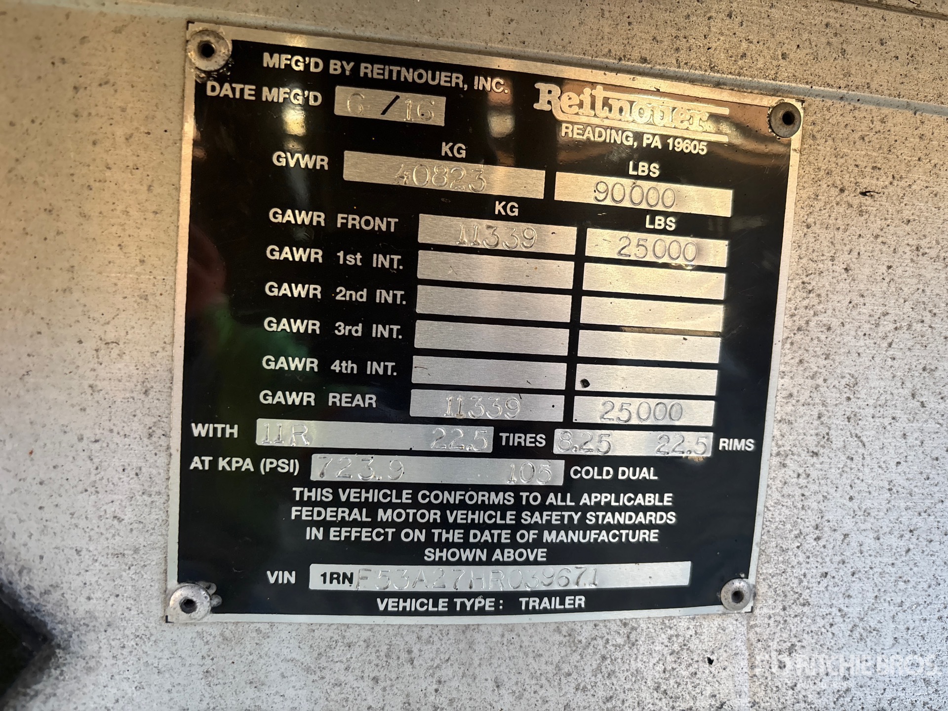 General Appearance with Seriennummer / FIN