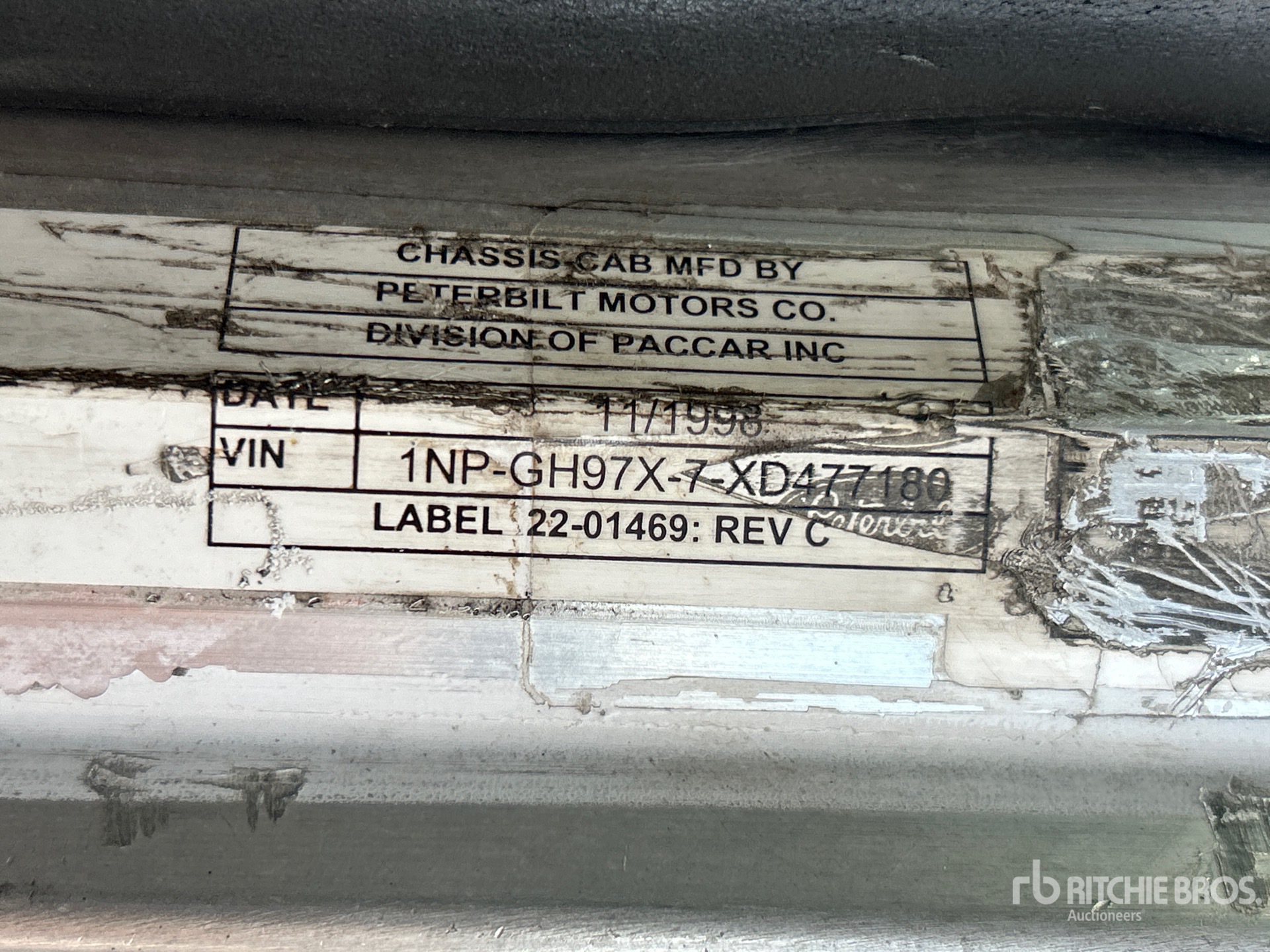 General Appearance with N.º de serie/VIN