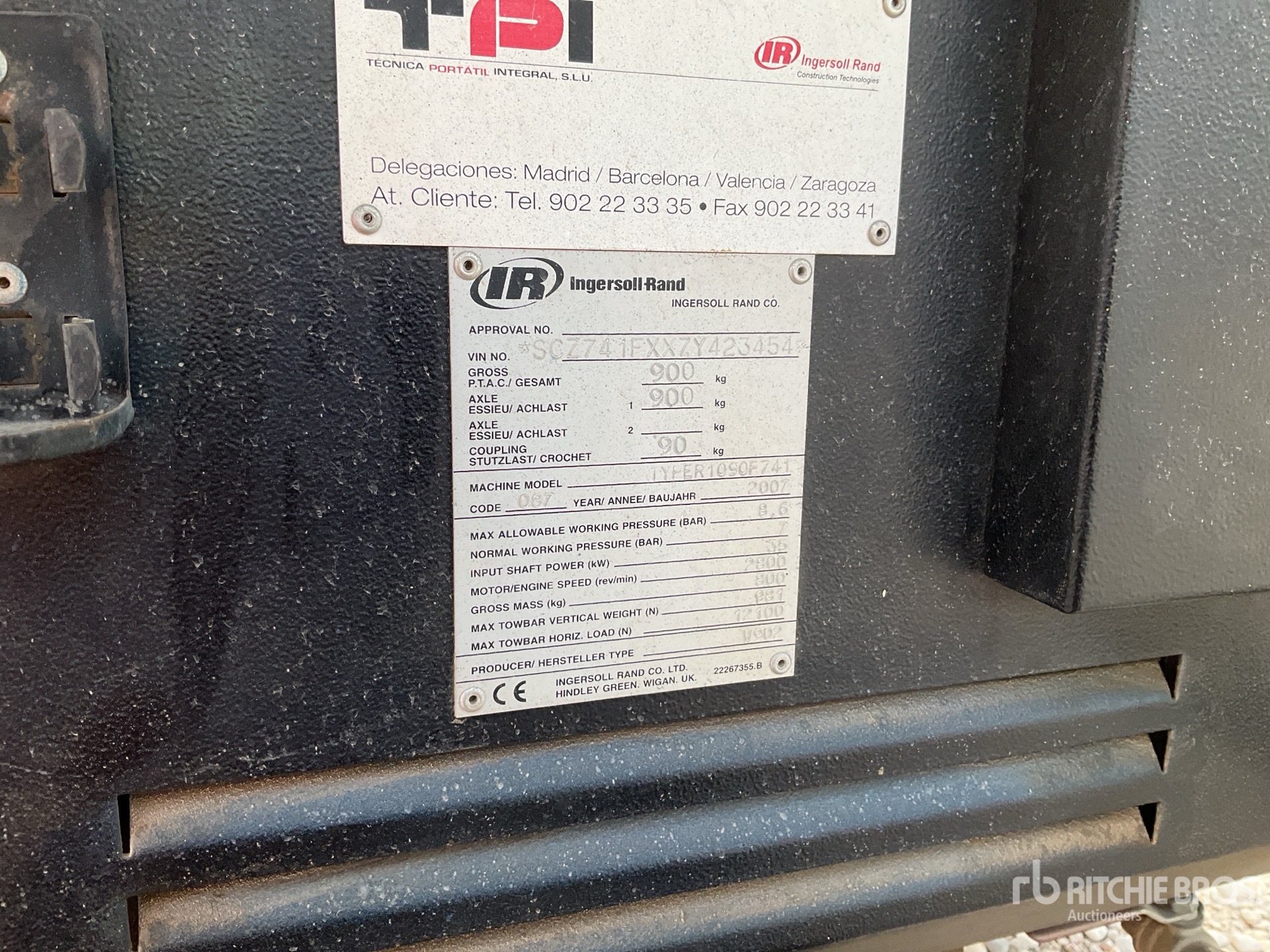 General Appearance with Seriennummer / FIN