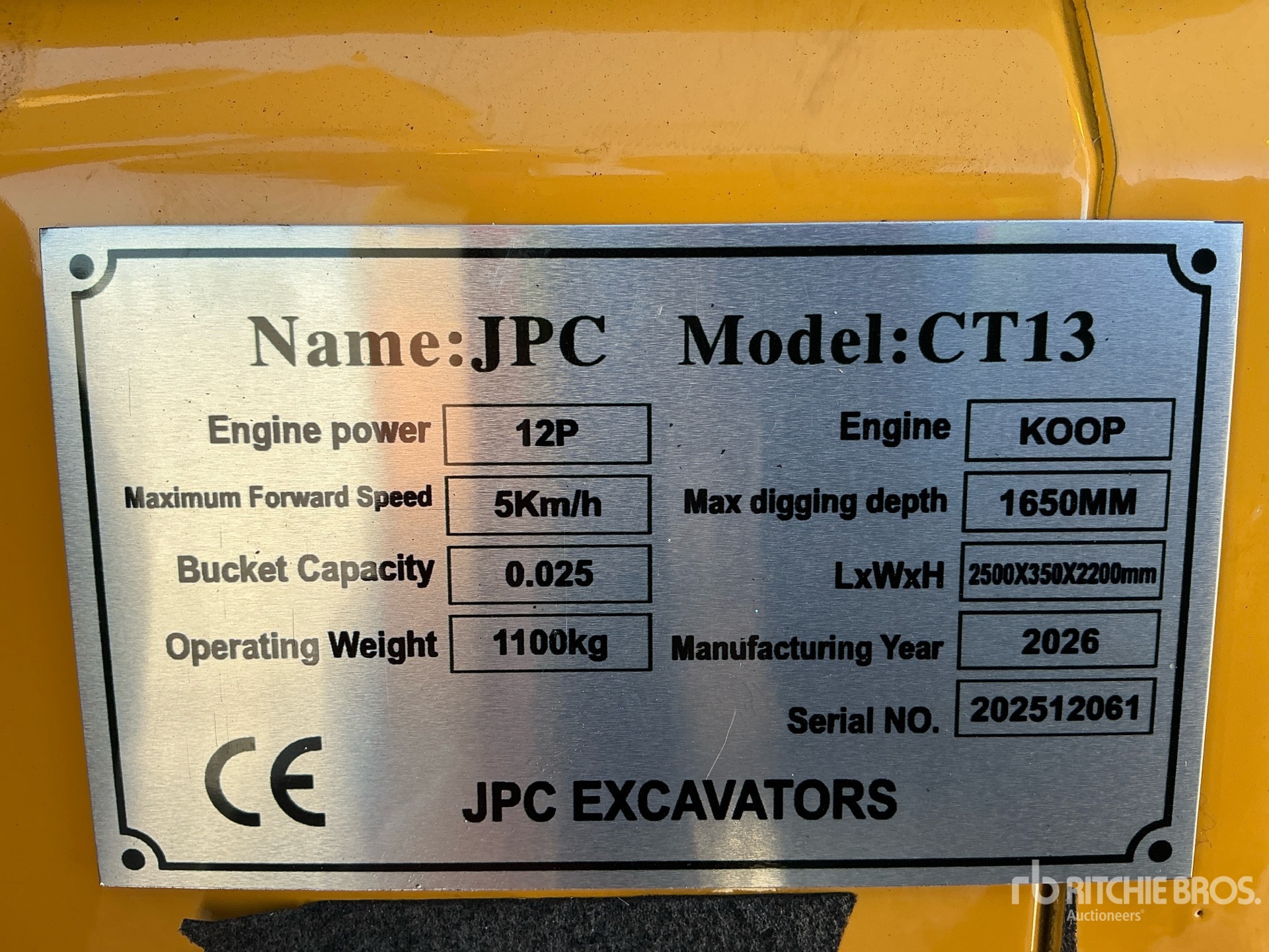 General Appearance with Numero seriale/numero d’identificazione del veicolo (VIN)