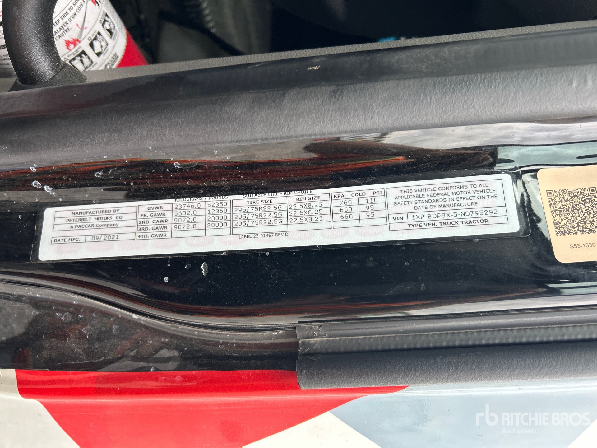 General Appearance with N.º de serie/VIN