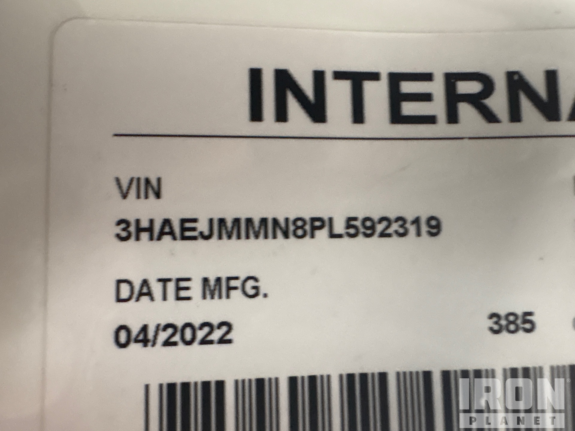 2023 International HV607