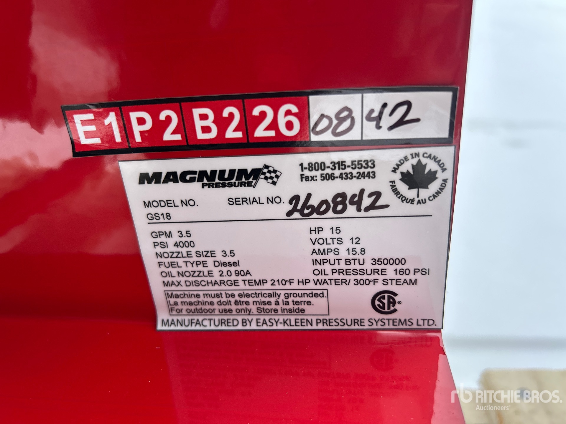 General Appearance with Seriennummer / FIN