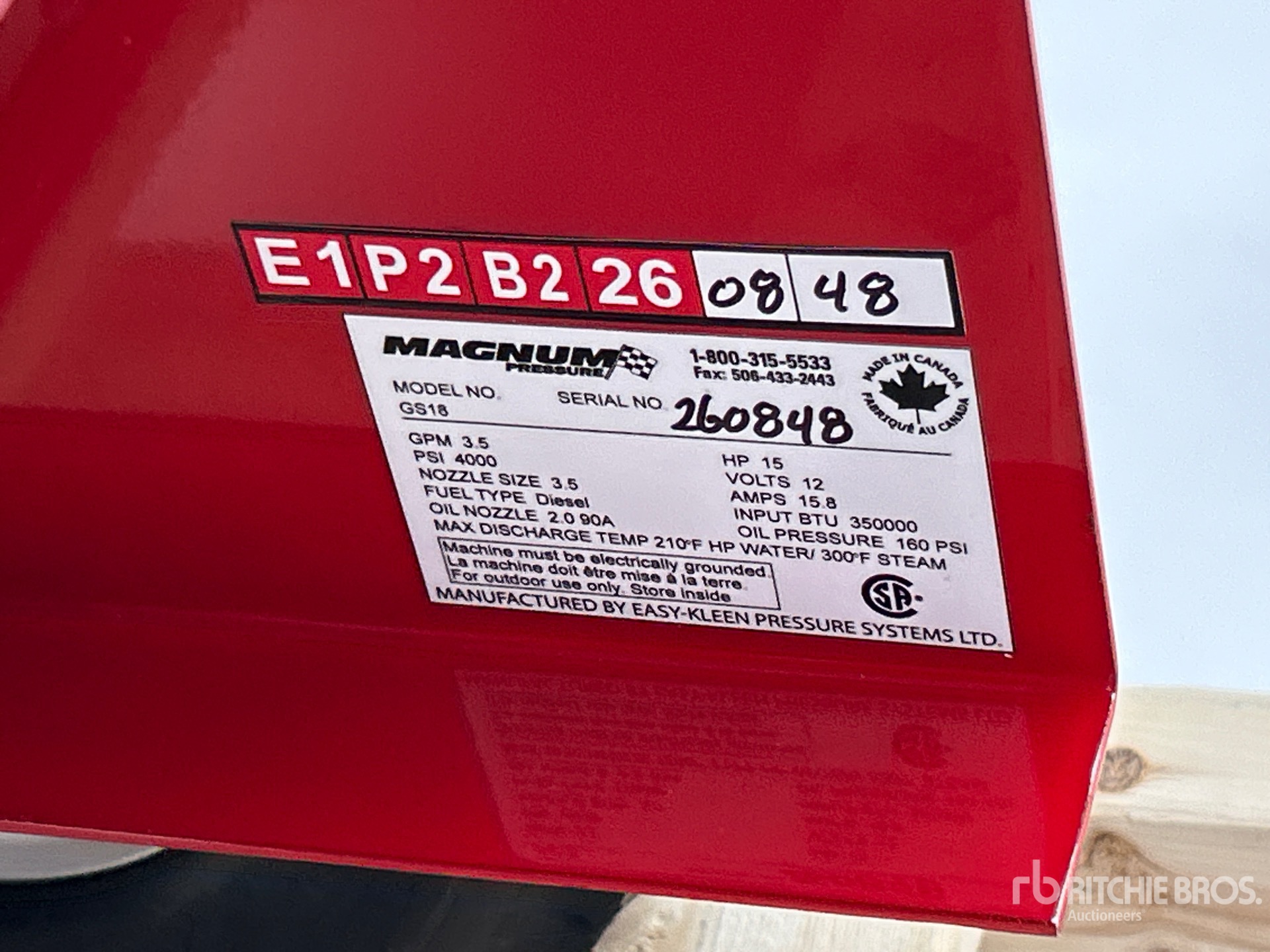 General Appearance with Seriennummer / FIN