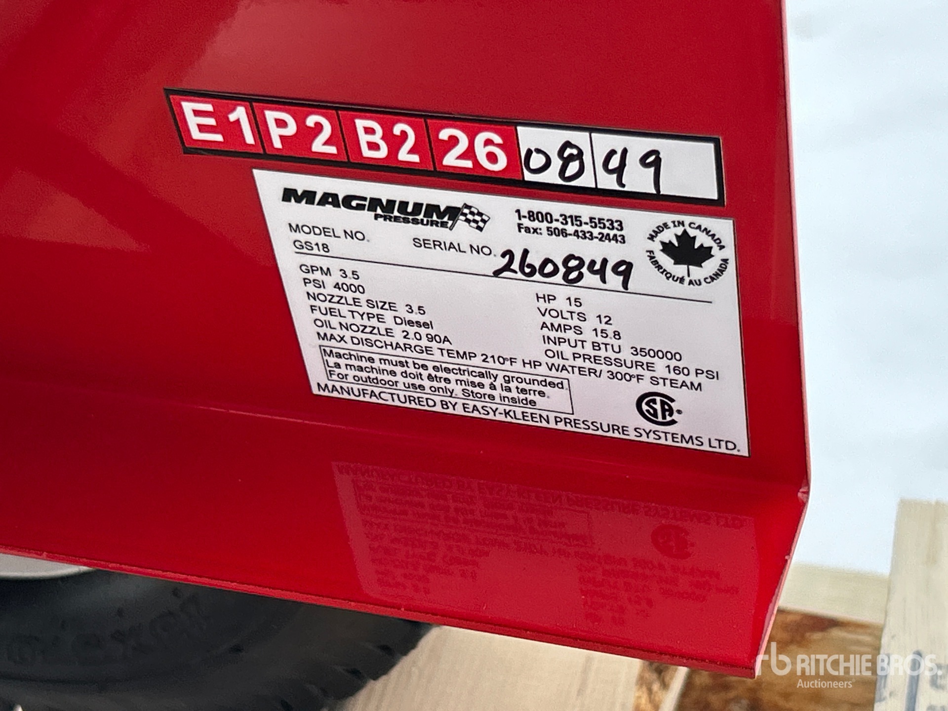 General Appearance with Seriennummer / FIN