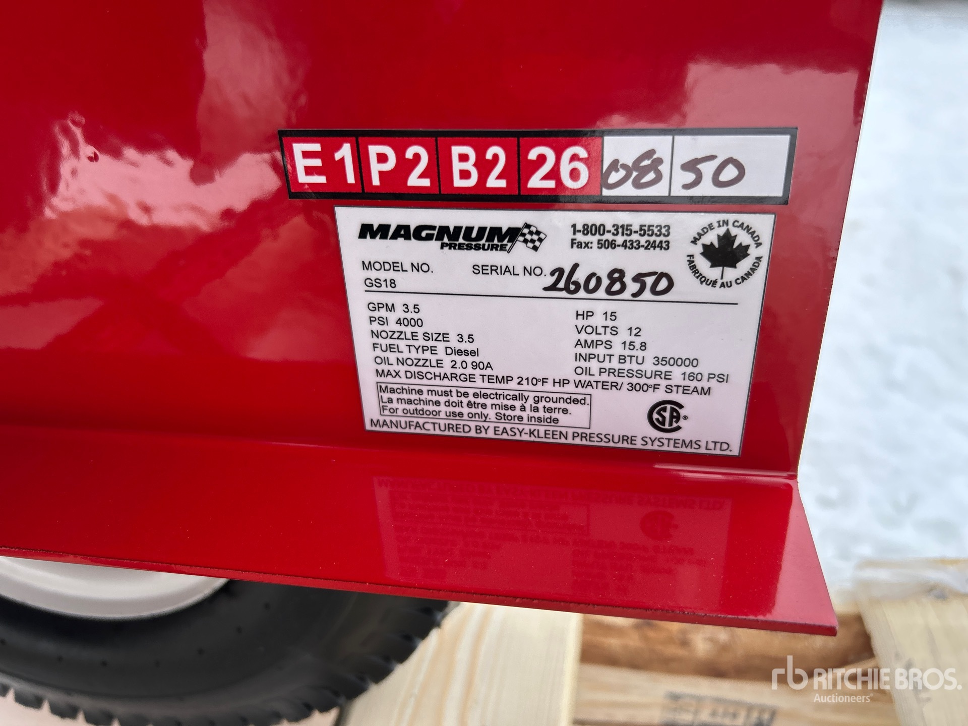 General Appearance with Seriennummer / FIN