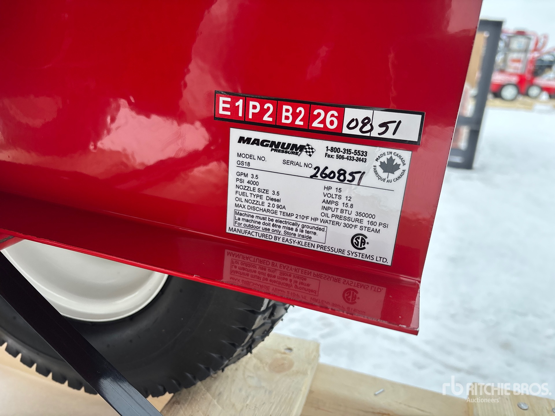 General Appearance with Seriennummer / FIN