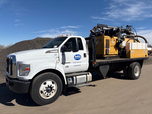 2018 Ring-O-Matic Viper on 2019 Ford F-650 4x2 Vacuum Excavator Truck