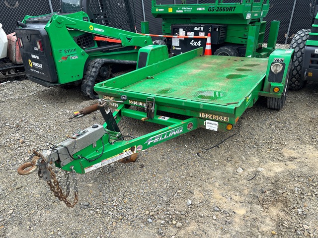2020 Felling FT-6T 5350 lb 12 ft S/A Tilt Deck Trailer