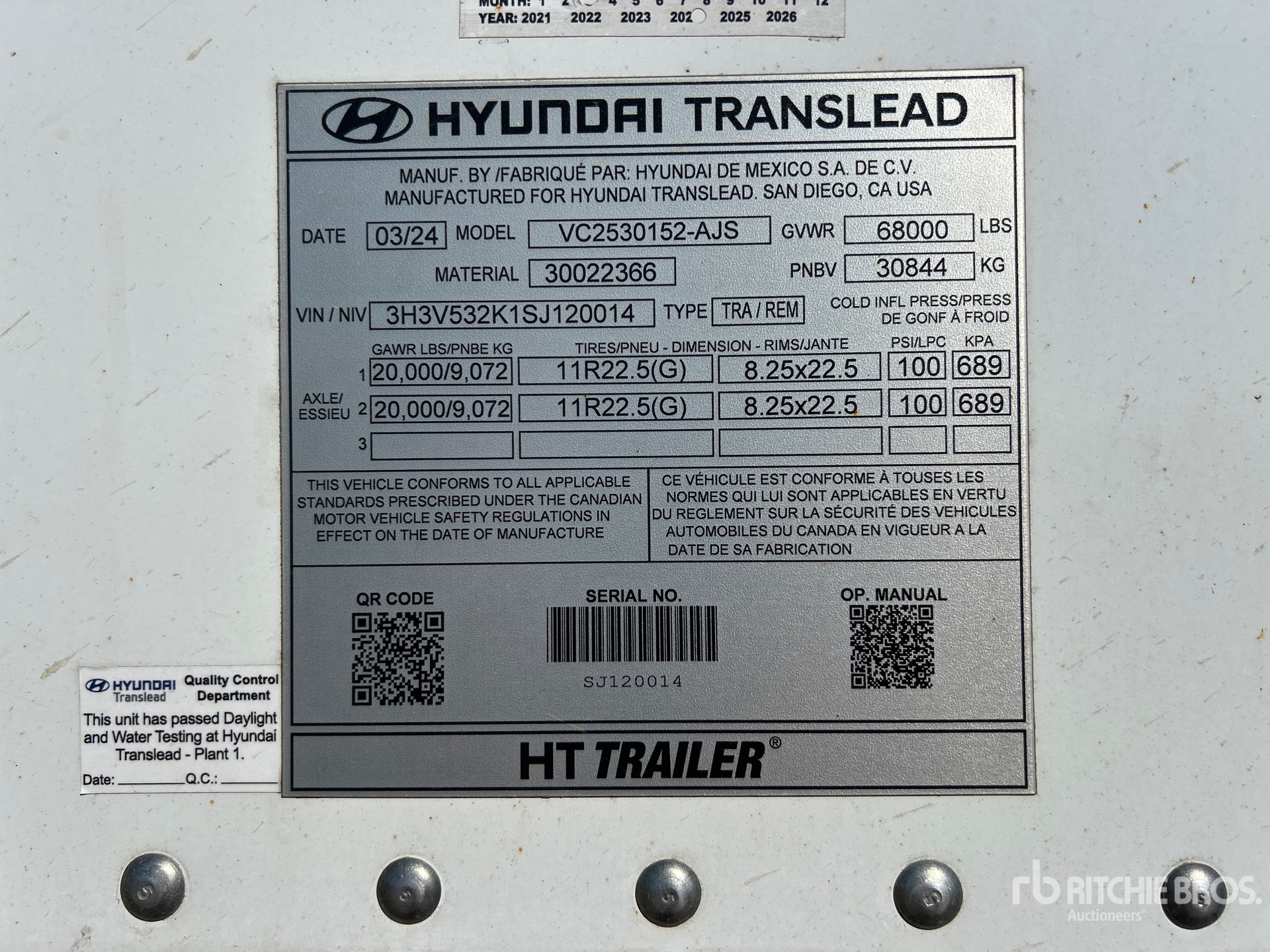 2025 Hyundai VC2530152-AJS