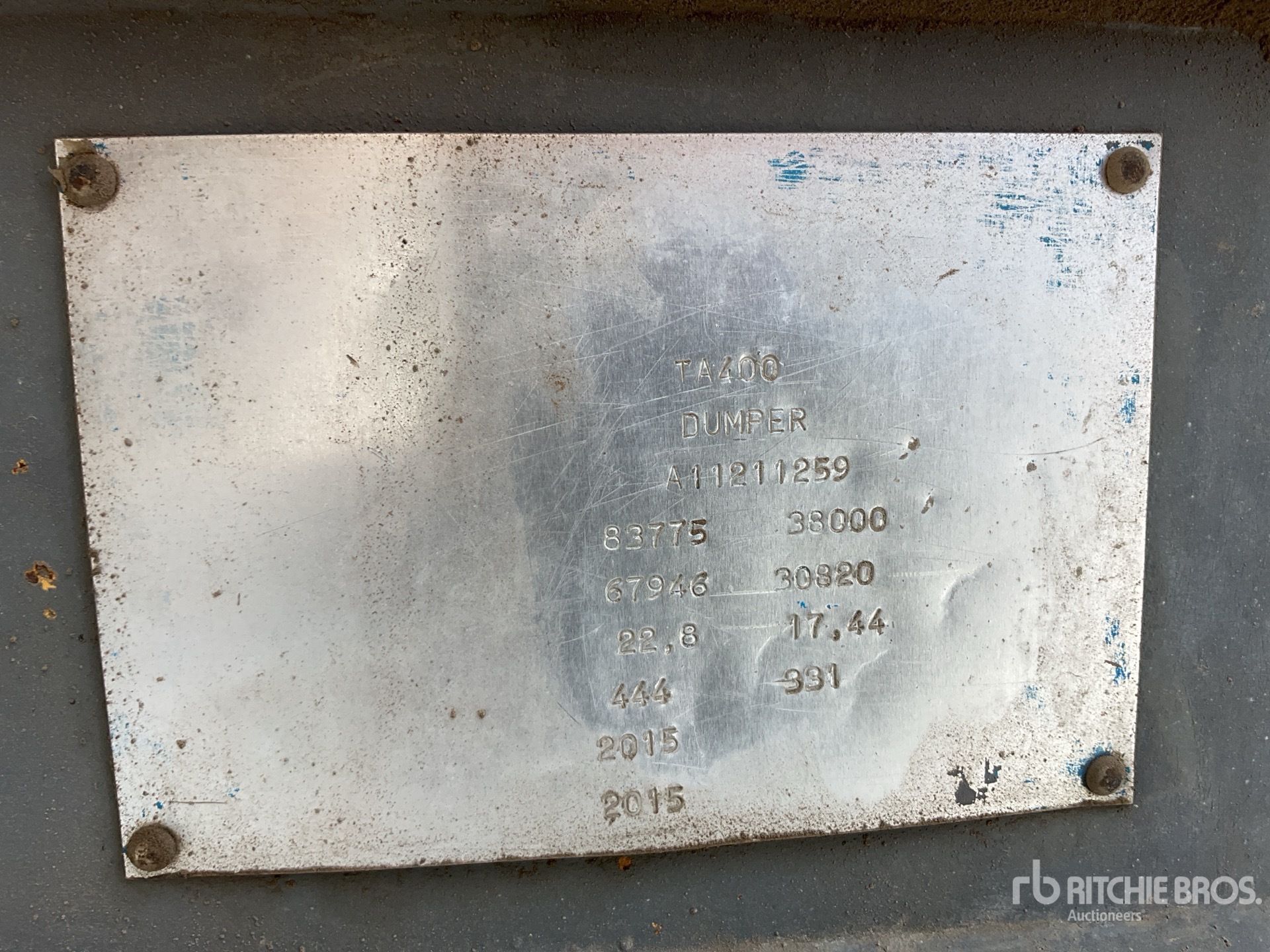 General Appearance with Numero seriale/numero d’identificazione del veicolo (VIN)