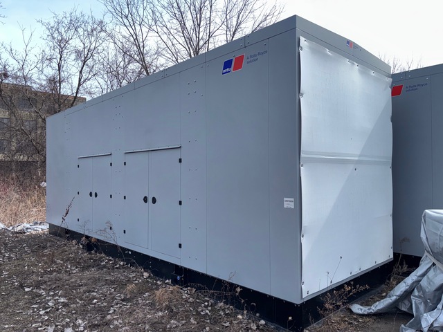 MTU DS1000 1000 kW Skid-Mounted Generator Set (Unused)