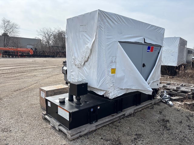 MTU DS80 80 kW Skid-Mounted Generator Set (Unused)