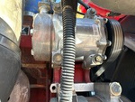 Engine with A/C Compressor