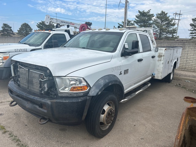 2011 Ram 4500 4x2 Crew Cab Utility Truck (Inoperable)