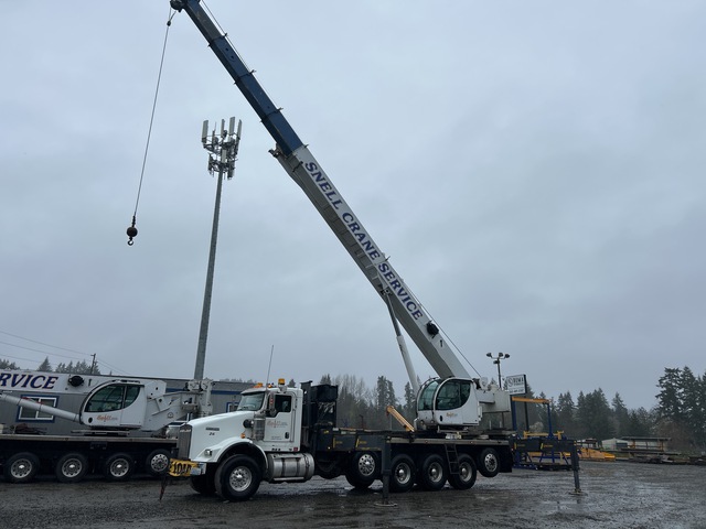 Manitex 50155 50 ton Straight Boom on 2013 Kenworth T-800 12x6 Boom Truck