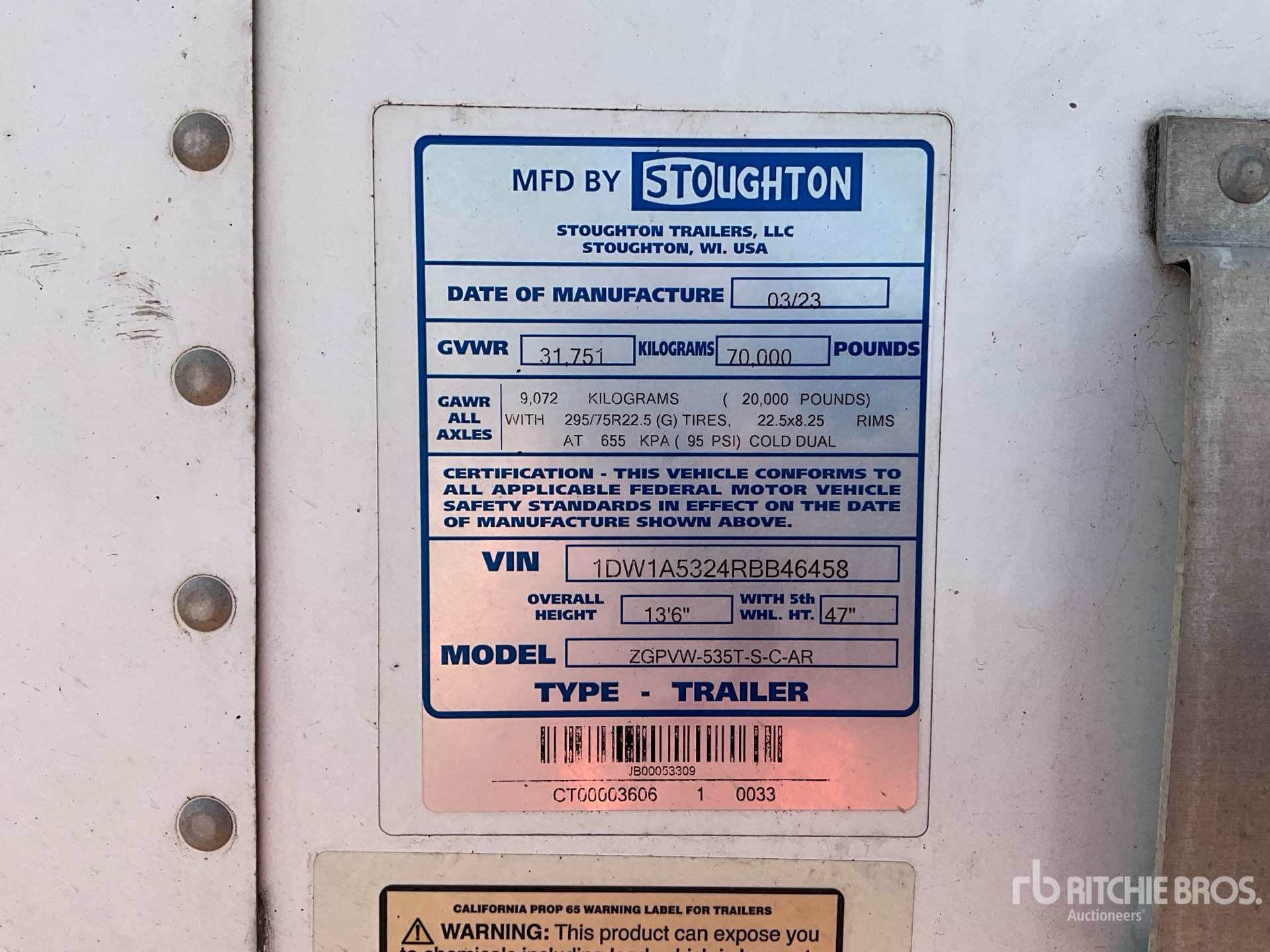 General Appearance with Seriennummer / FIN