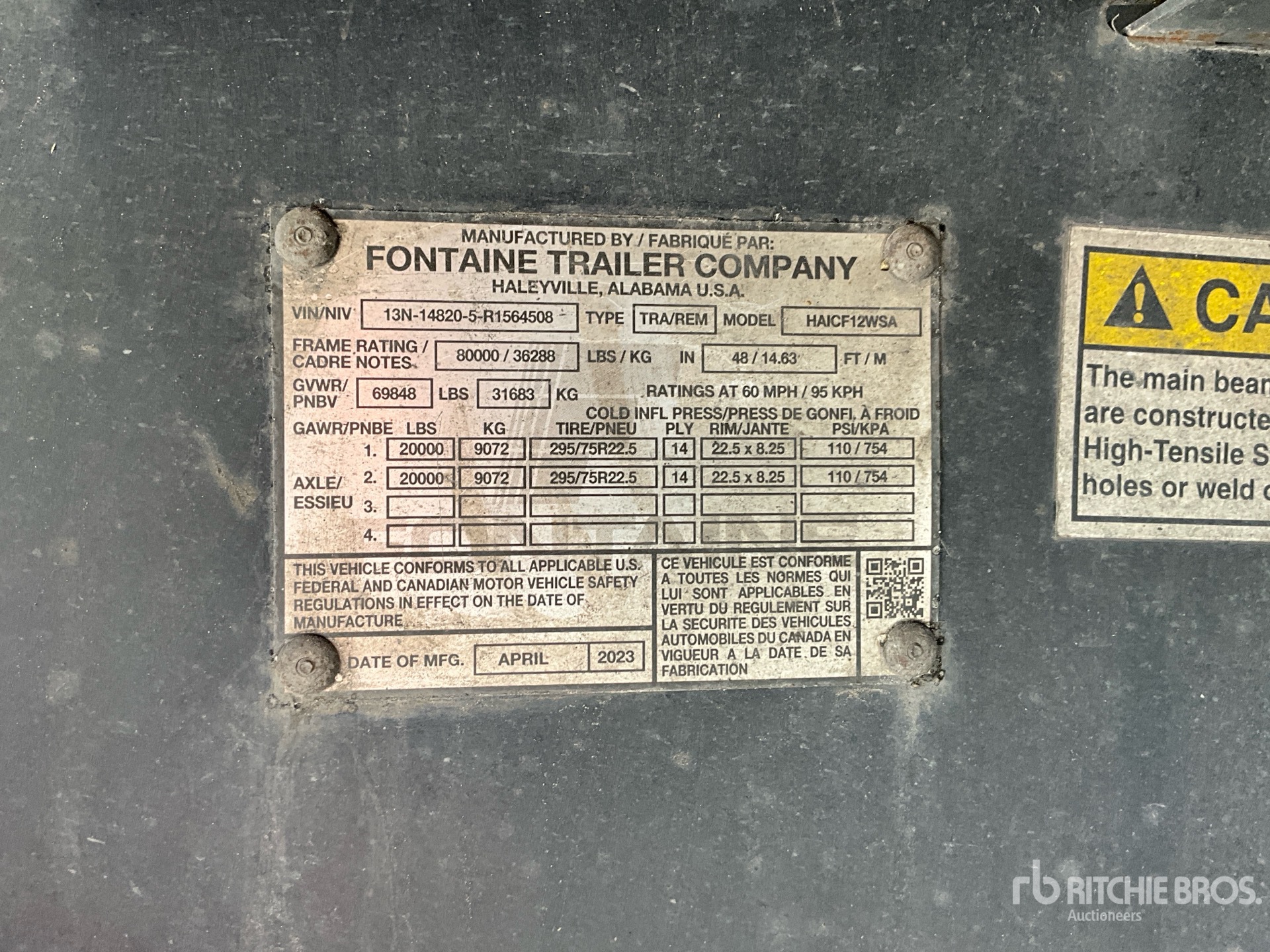 General Appearance with Seriennummer / FIN