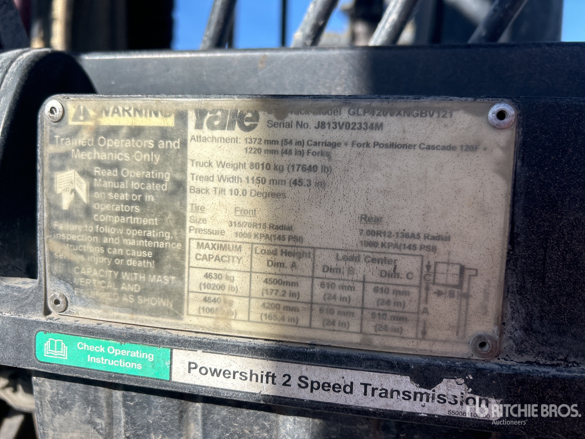 General Appearance with Seriennummer / FIN