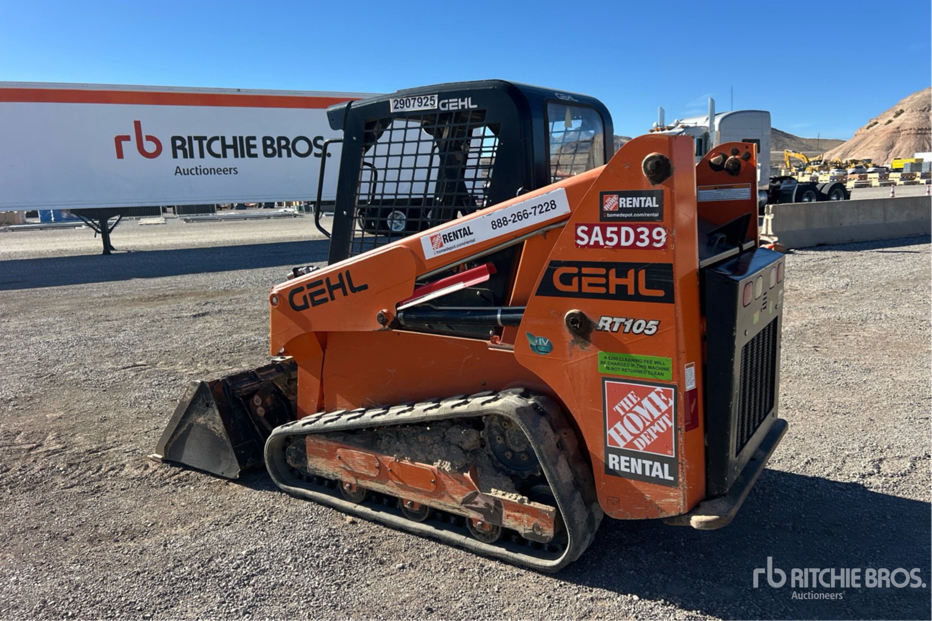 General Appearance with Picture, Left Rear Corner