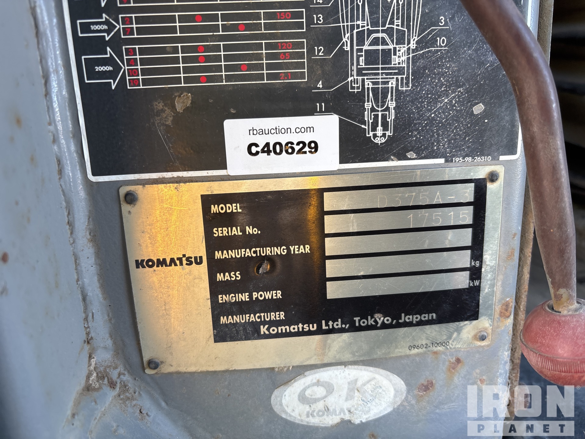 1999 Komatsu D375A-3