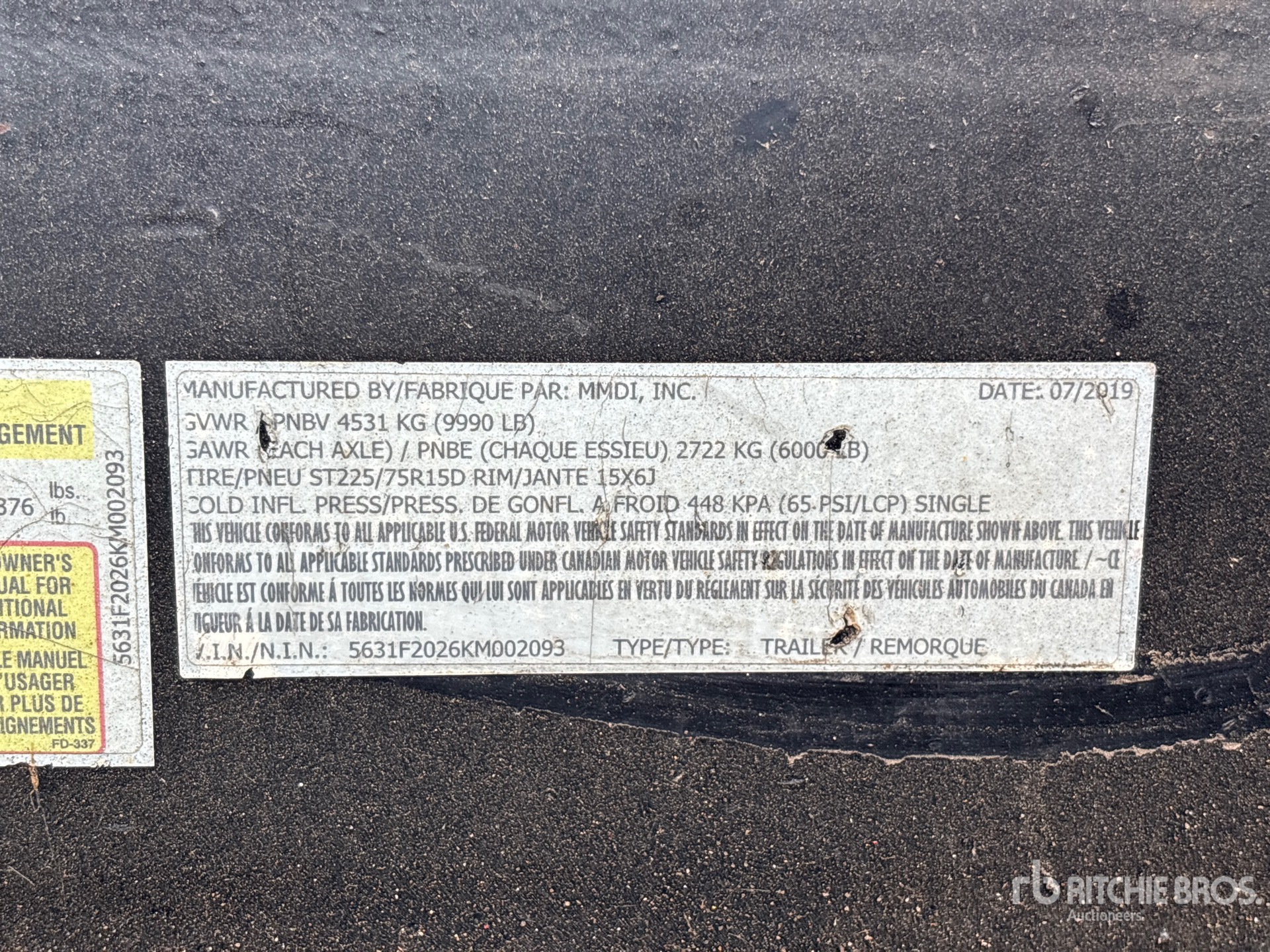 Aspect général with Numéro de série/Numéro d'identification du véhicule automobile