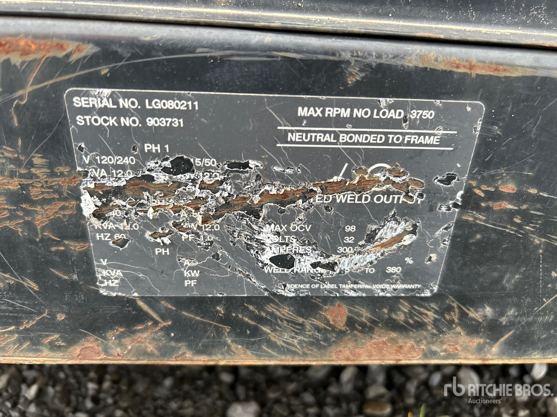 General Appearance with N.º de serie/VIN