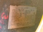 Upper Engine with Emission Certification Label