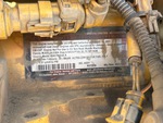 Upper Engine with Emission Certification Label