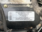 Engine with Emission Certification Label