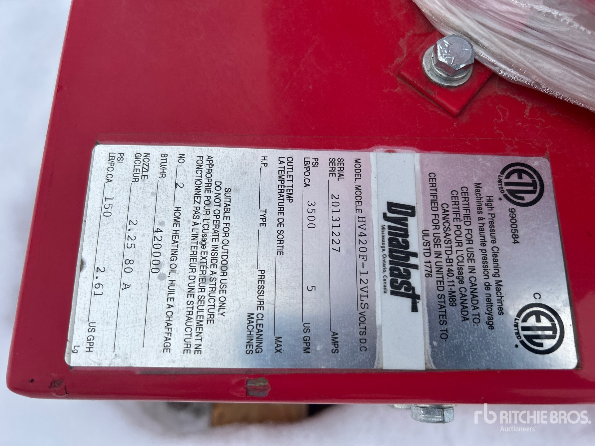 General Appearance with Seriennummer / FIN