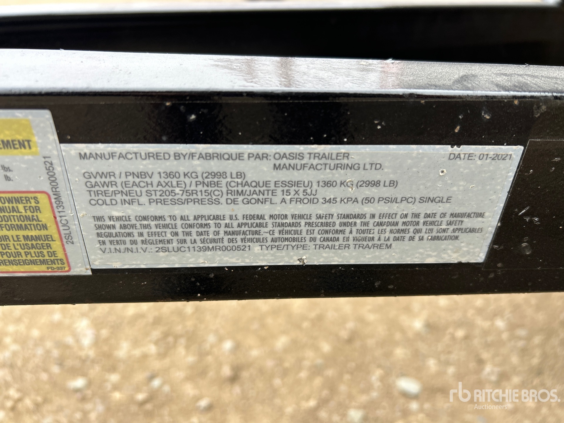 General Appearance with Numéro de série/Numéro d'identification du véhicule automobile