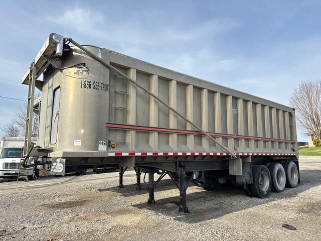 2007 Benson A3276S5 32 ft Tri/A Aluminum End Dump Trailer 2007 Benson A3276S5 32 ft Tri/A Aluminum End Dump Trailer