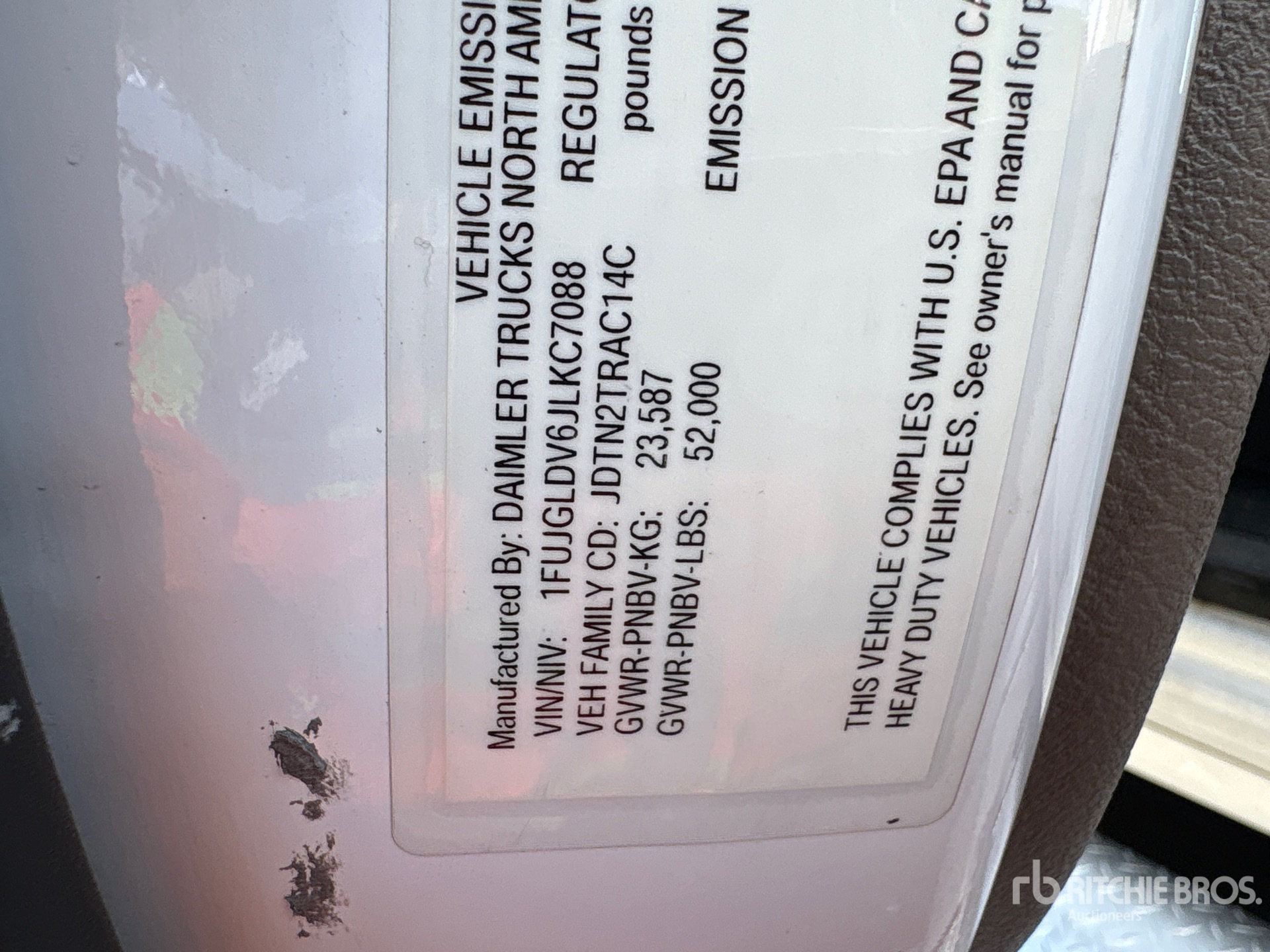 General Appearance with Numero seriale/numero d’identificazione del veicolo (VIN)