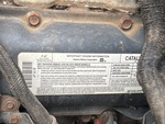 Engine with Emission Certification Label