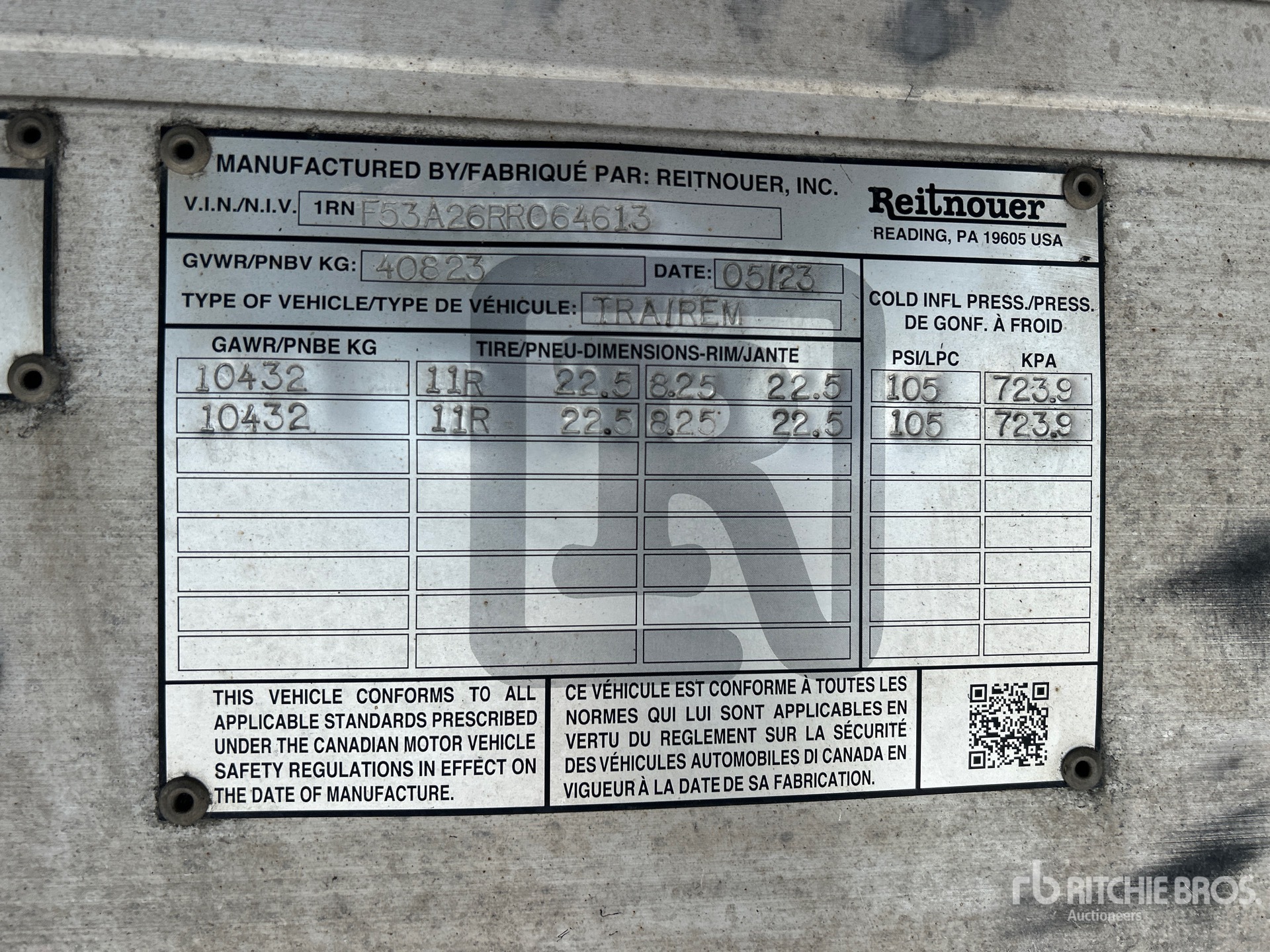 General Appearance with Seriennummer / FIN