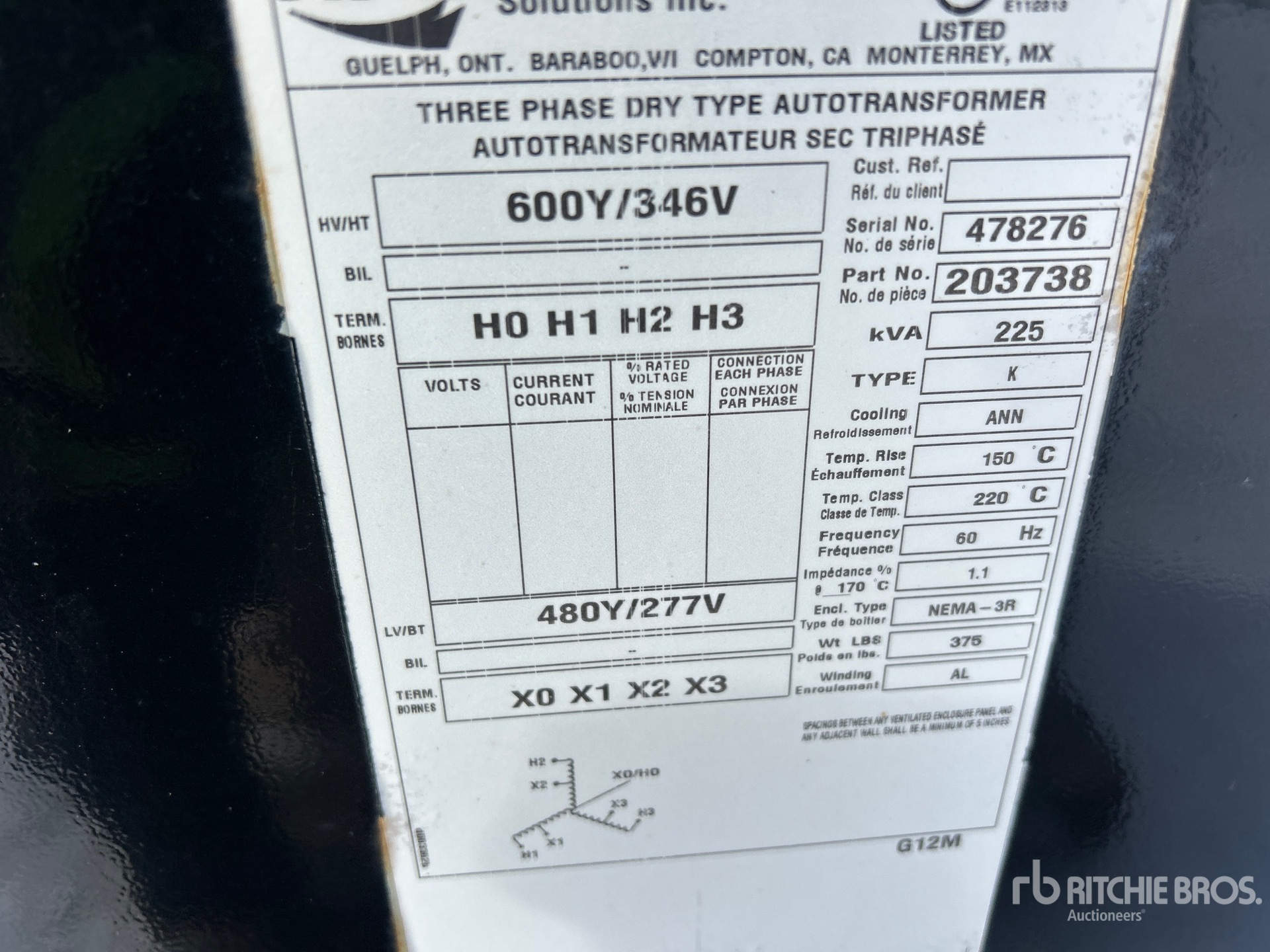 General Appearance with Numero seriale/numero d’identificazione del veicolo (VIN)