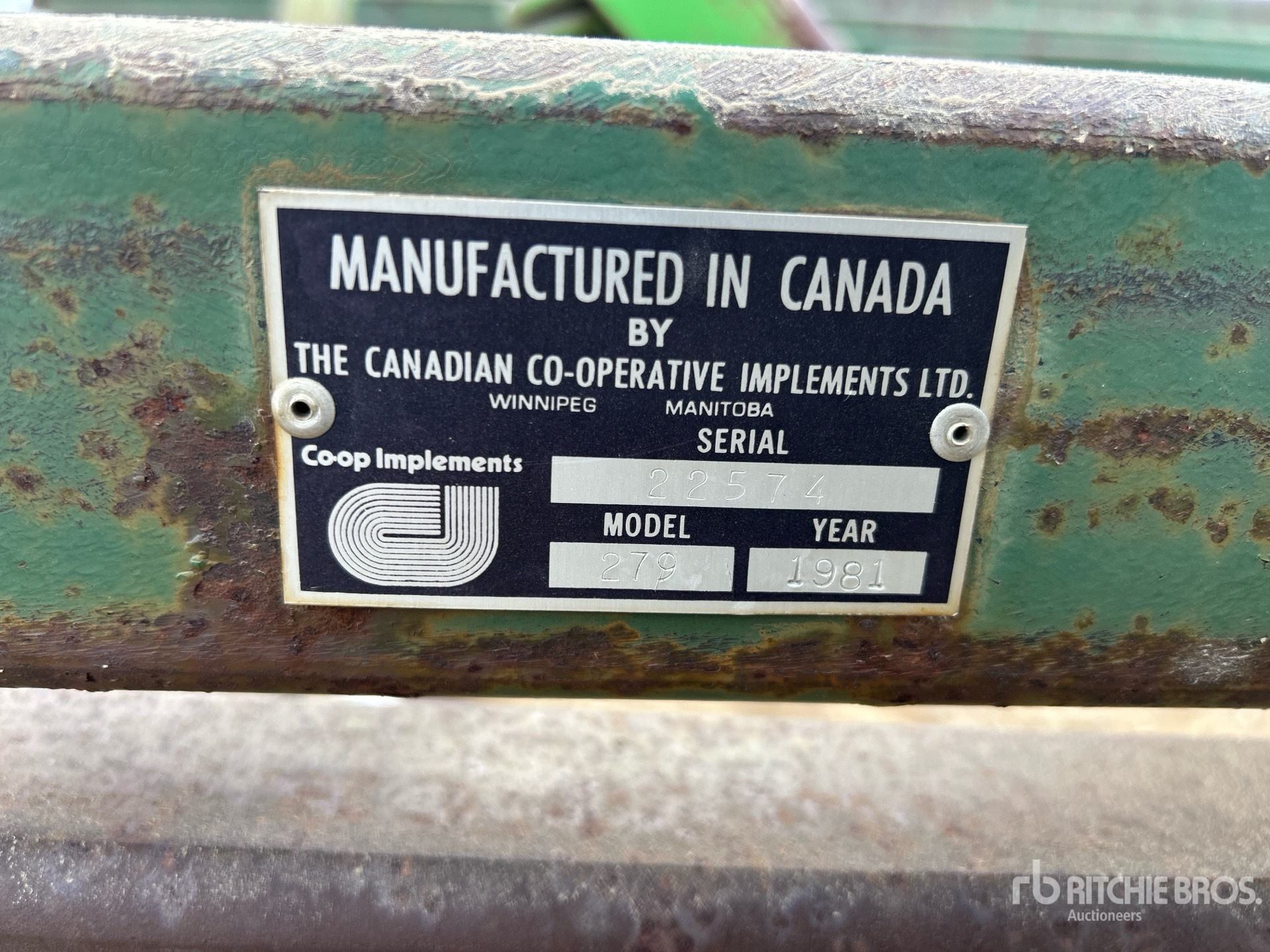 General Appearance with N.º de serie/VIN