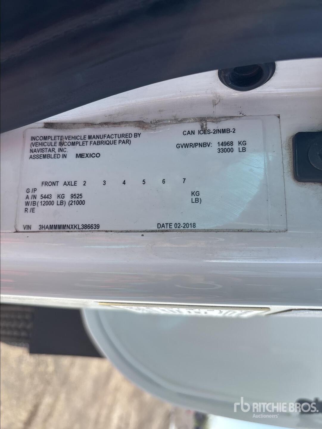 General Appearance with Numéro de série/Numéro d'identification du véhicule automobile