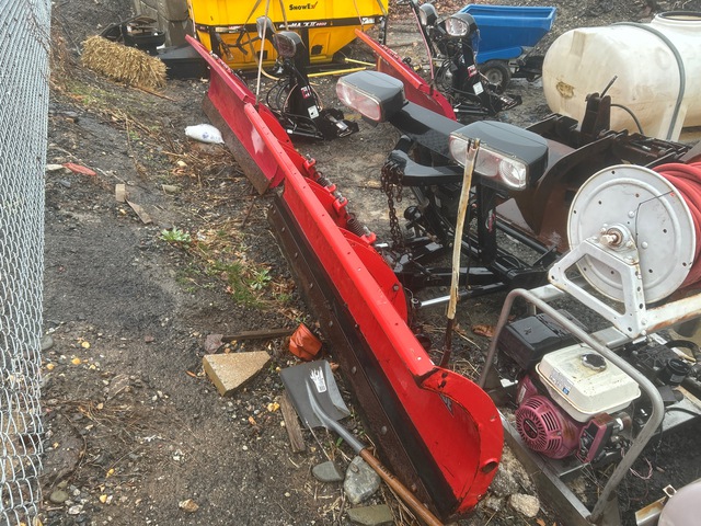 western 8 ft 1 Way Snow Plow - Fits Truck