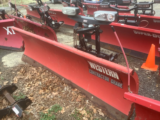 Western 9 ft 1 Way Snow Plow - Fits Truck