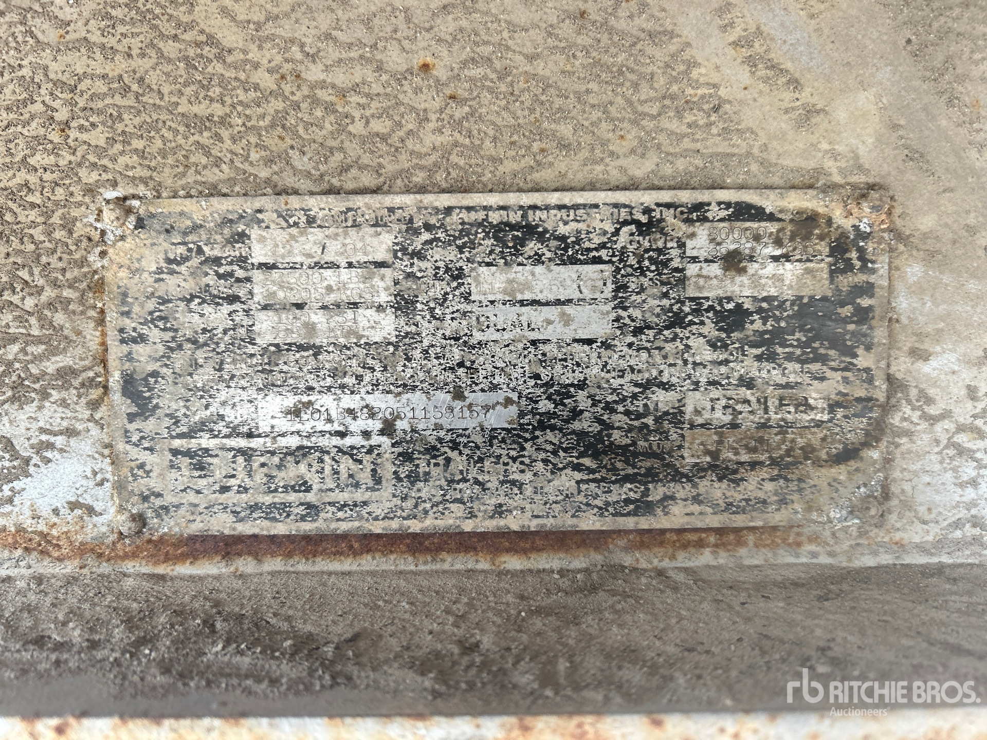 General Appearance with N.º de serie/VIN