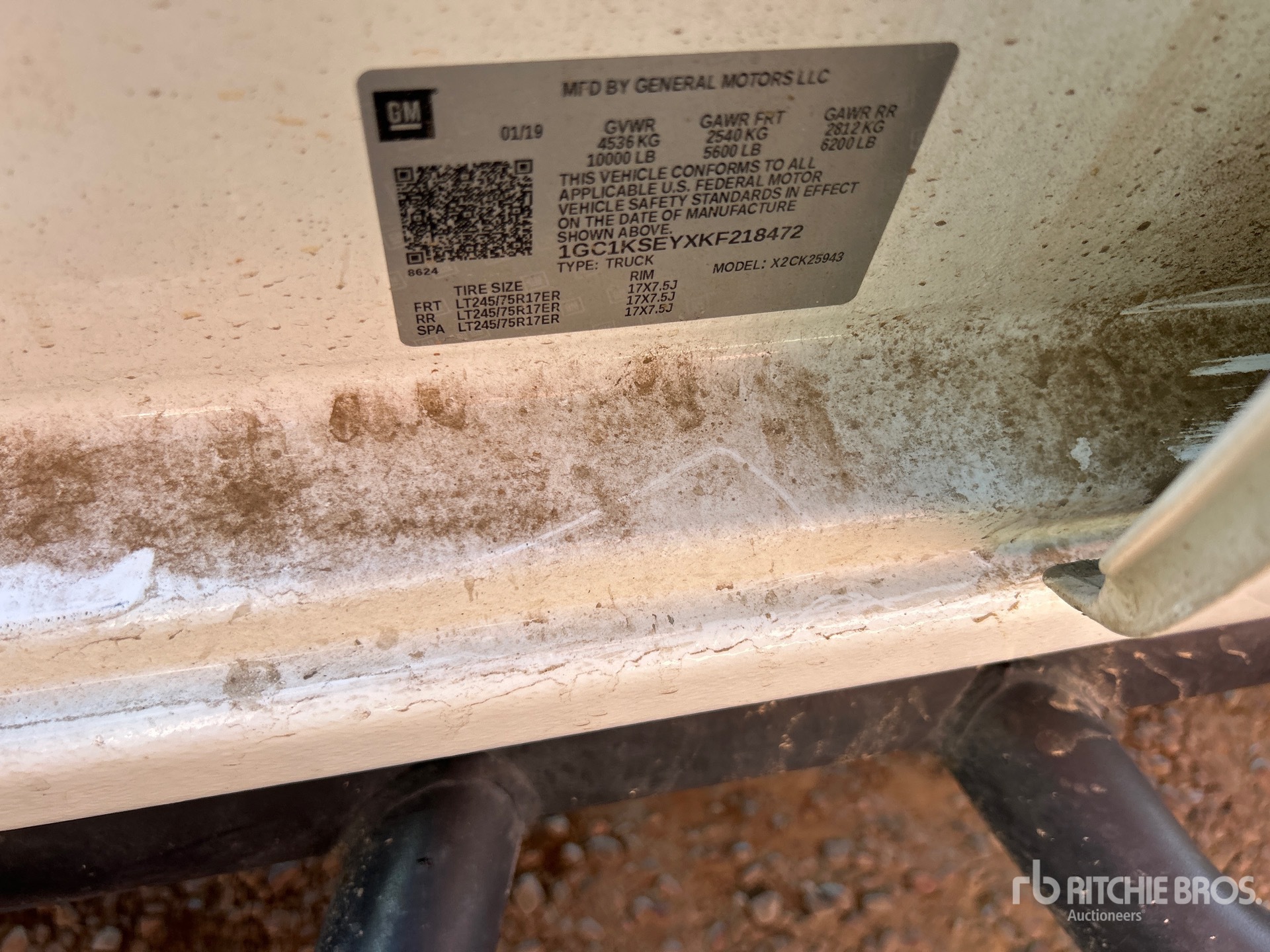 General Appearance with Numéro de série/Numéro d'identification du véhicule automobile