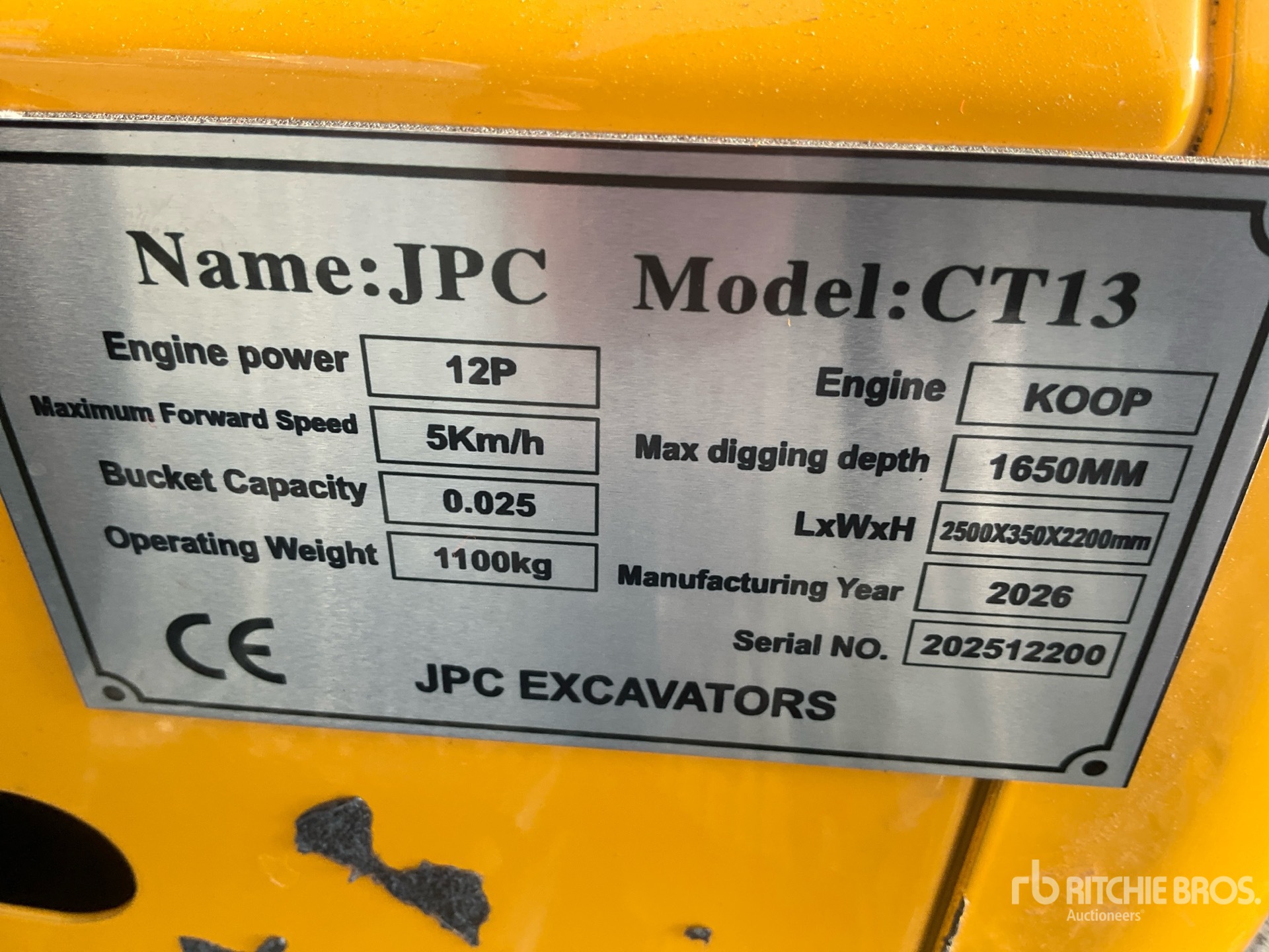 General Appearance with Numer seryjny/numer identyfikacyjny pojazdu