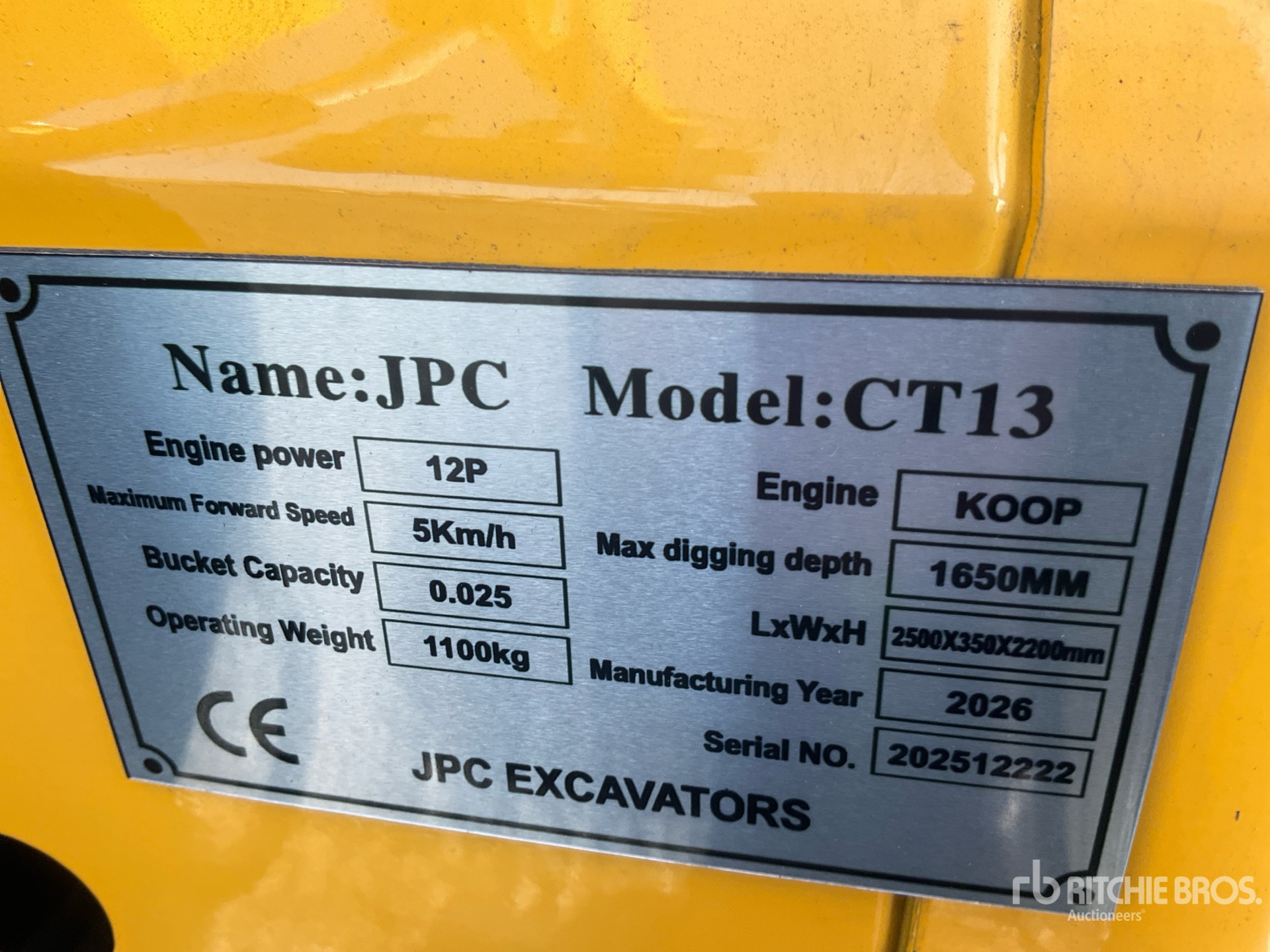 General Appearance with Numer seryjny/numer identyfikacyjny pojazdu